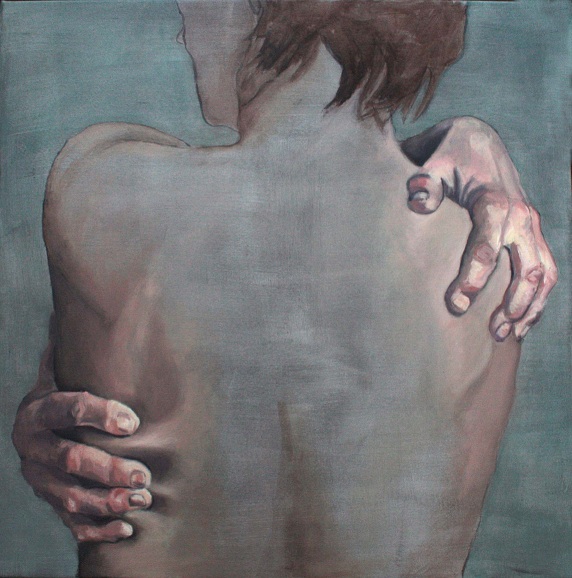 Hold Me olieverf op doek 60 bij 60 cm 2012.jpg