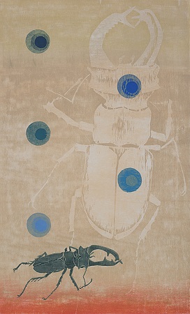 Vliegend hert houtsnede 75 x 50 cm 2013.jpg