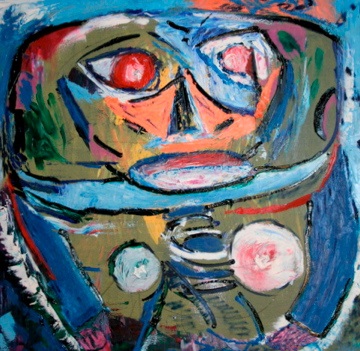 Onhandig 70 bij 70 Olieverf op doek (1997).jpg