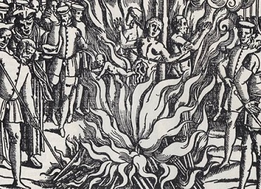 1556 drie vrouwen levend verbrand op marktplein Guernsey.jpg