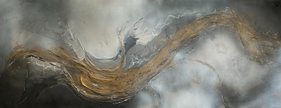 Abstract schilderij Interstellar travels  part II