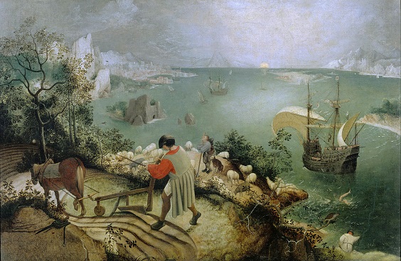Landschap met de val van Icarus