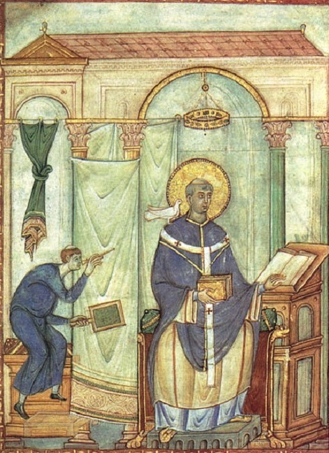 Gregorius de Grote met Duif