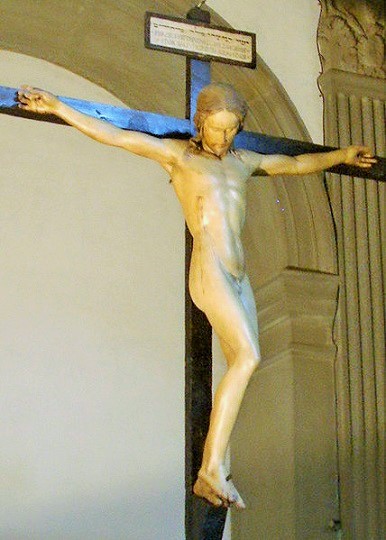 'Crucifix' 1492. Michelangelo