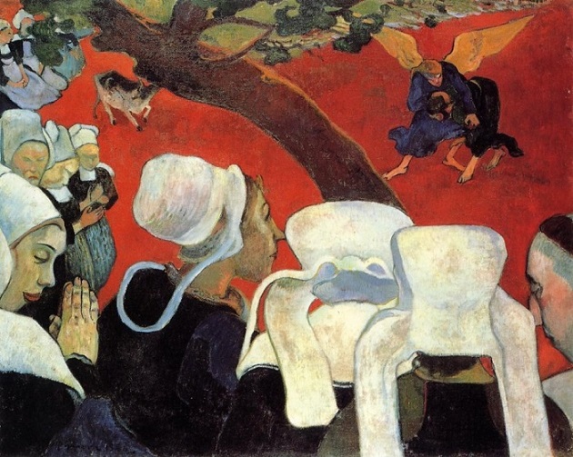 Het visioen na de preek - Paul Gauguin