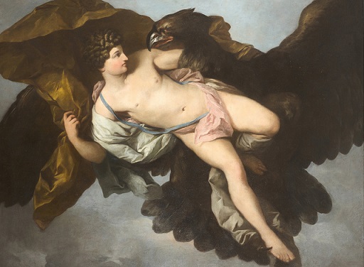 The abduction of Ganymede - Benigne Gagneraux (1756-1795)