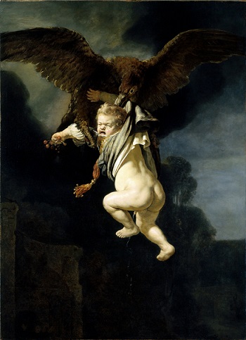 De roof van Ganymedes, 1635, Rembrandt van Rijn