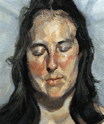 Vrouw met gesloten ogen - Lucian Freud