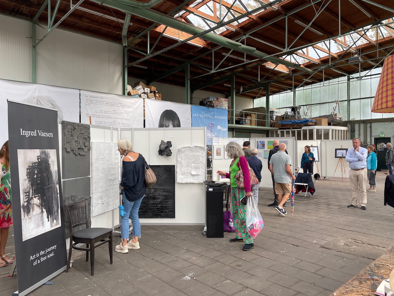 Sfeerimpressie exto-expositie Scheepswerf Heusden