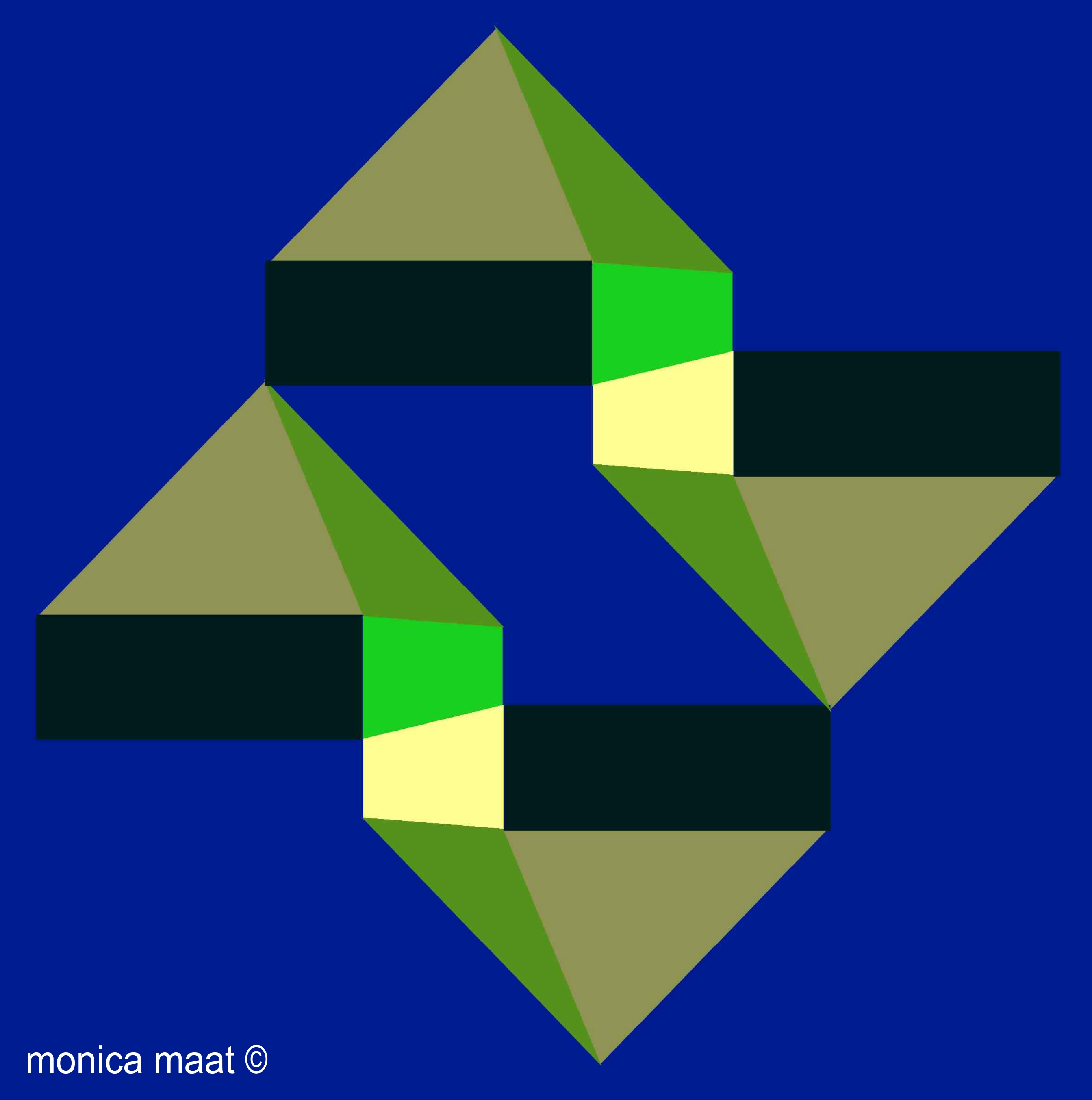 computerkunst -- Beemster stolpboerdij Monica Maat