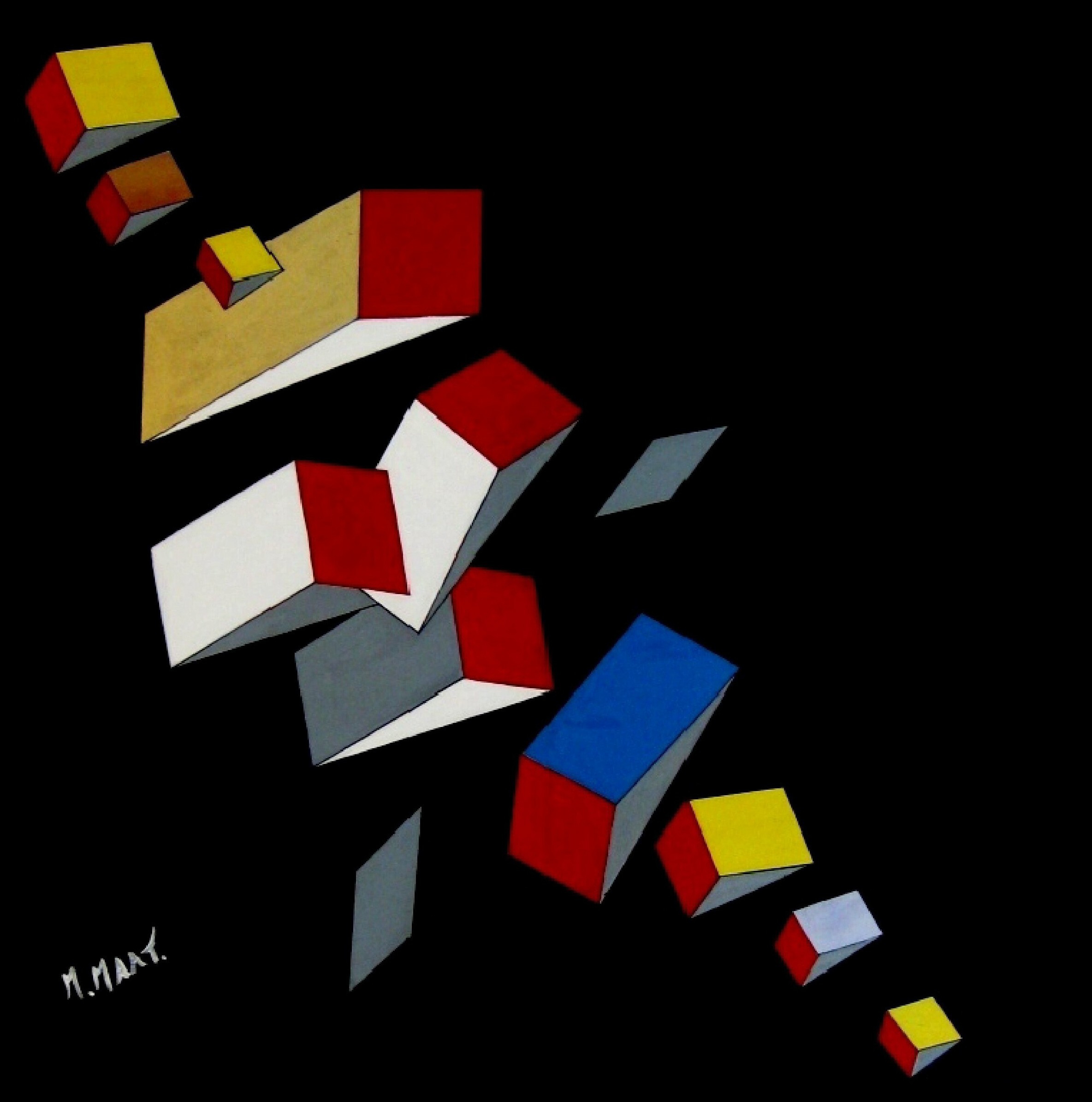 Omlaaggevallen — Monica Maat