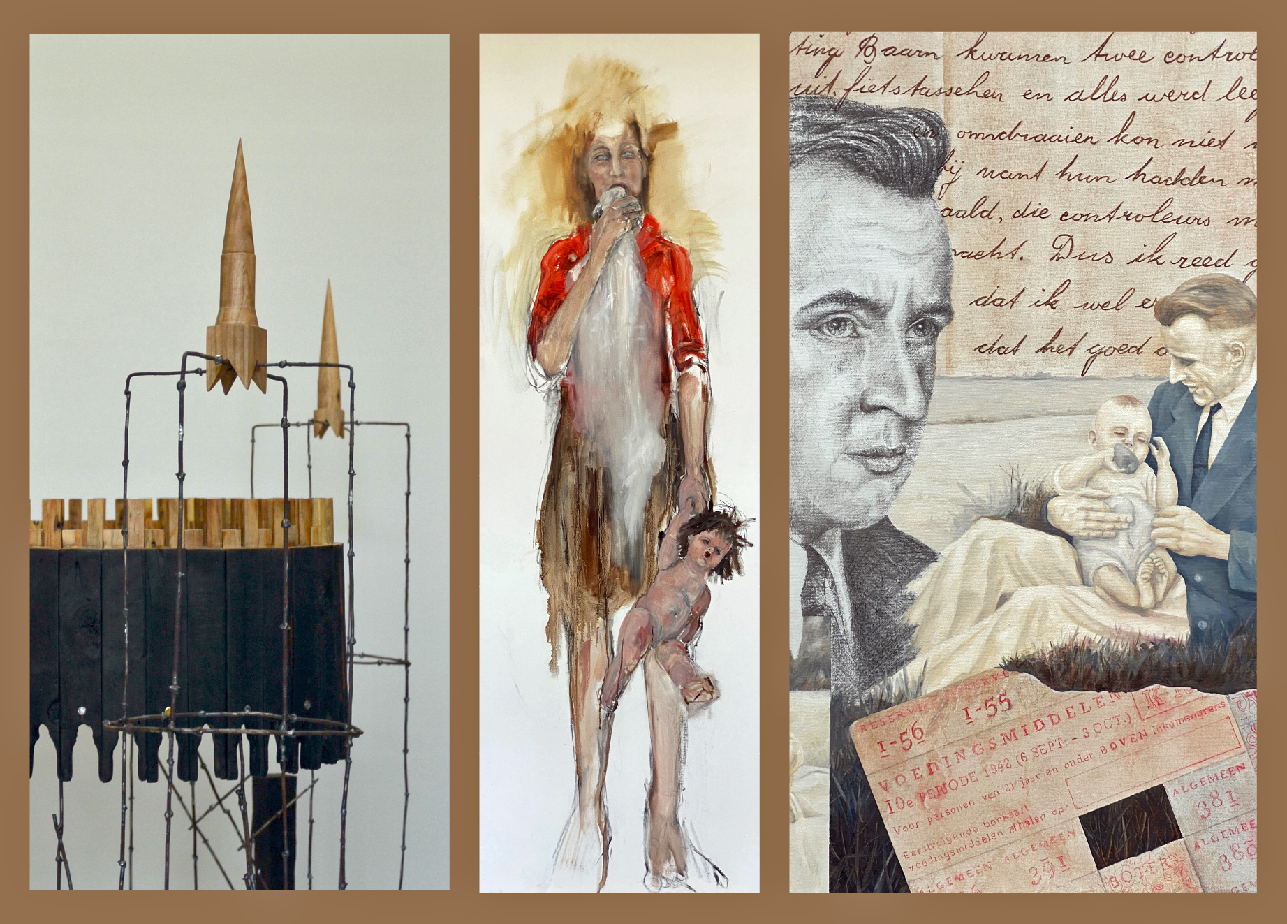 Kunst in de etalage van Albert Heijn