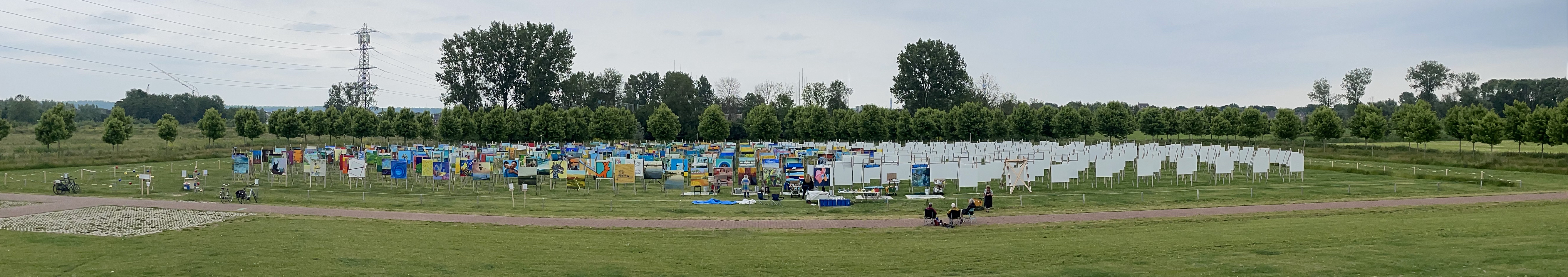 Uitzicht vanaf de 'Lingemobiel'