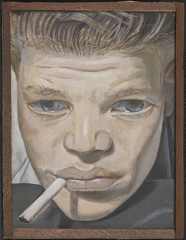Boy Smoking, 1950-51, Lucian Freud. Tate, Bequeathed by Simon Sainsbury 2006, accessioned 2008. © The Lucian Freud Archive / Bridgeman Images 2025. Foto: Tate