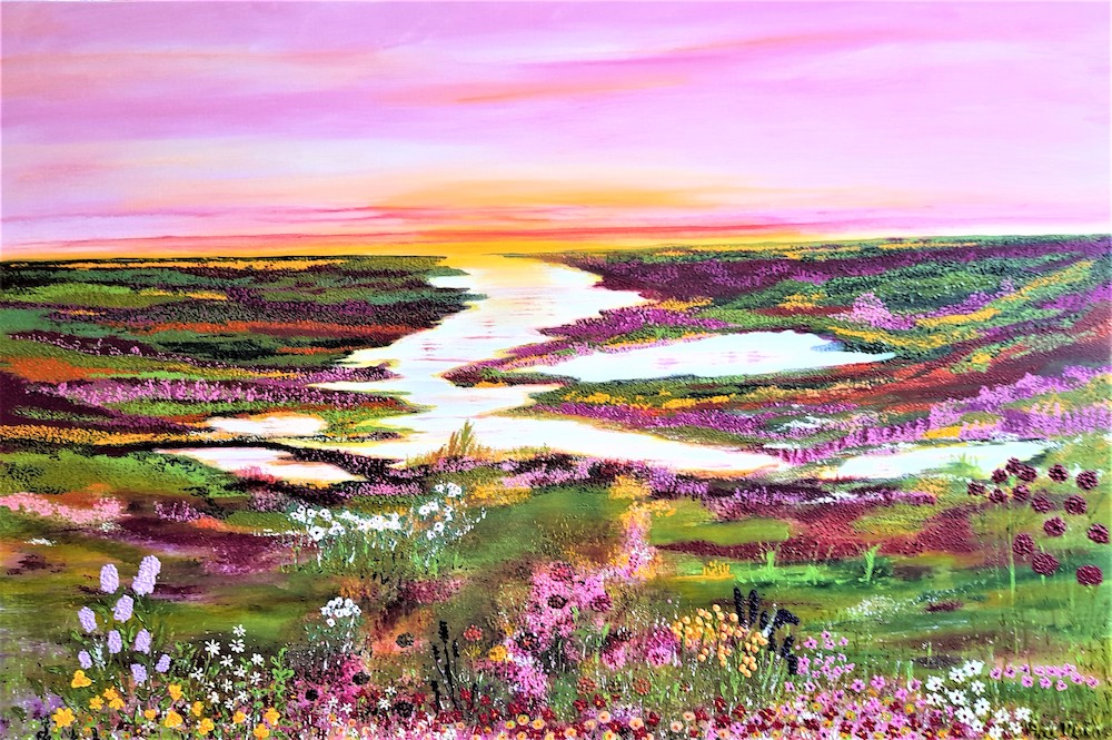 Painting The Summer Blues - Ans Duin