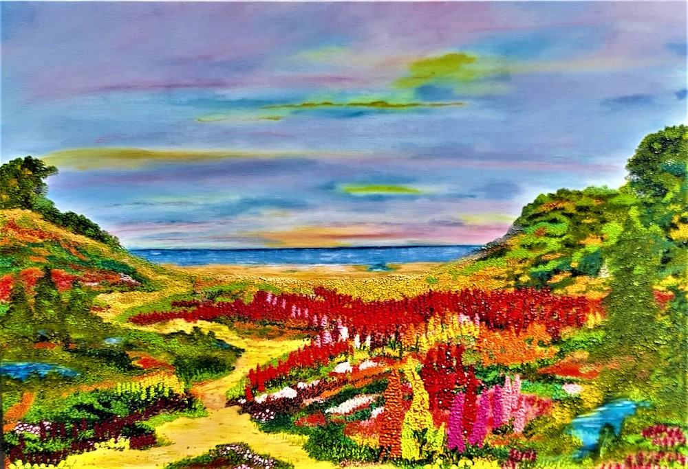 Dunes with lupines - Ans Duin