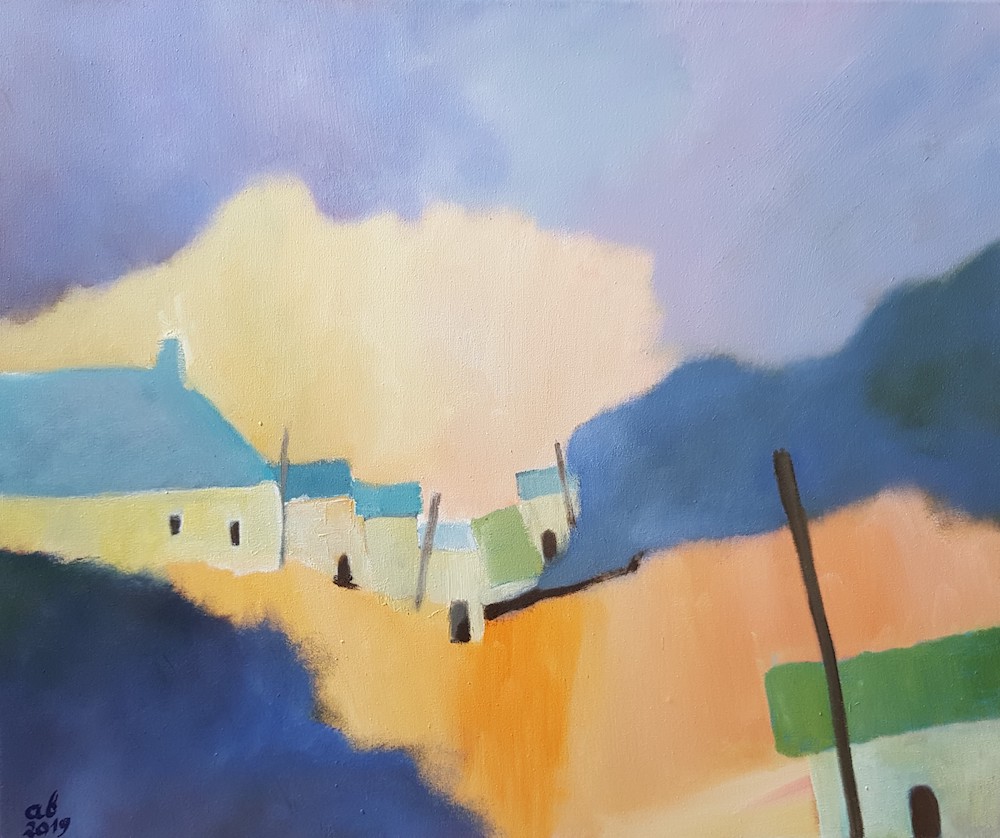 Abstract landschap - Anton Brand