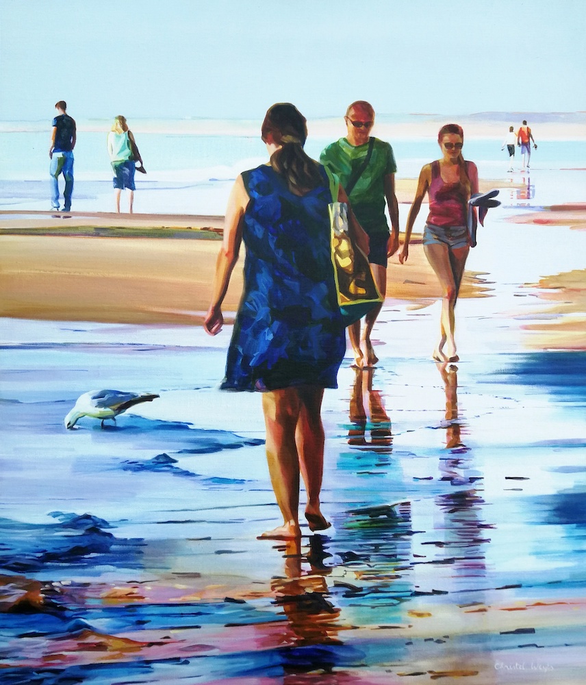 In de schaduw van de pier - Christel Weyts