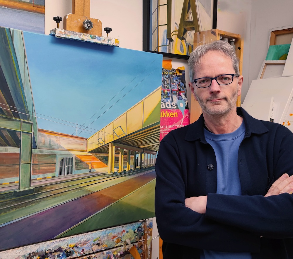 Eric Tiggeler aan het werk