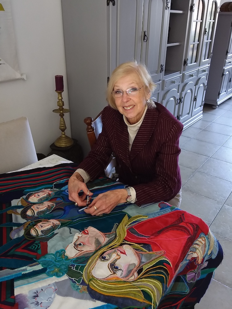 Gerrerde-maria Abelmann aan het werk