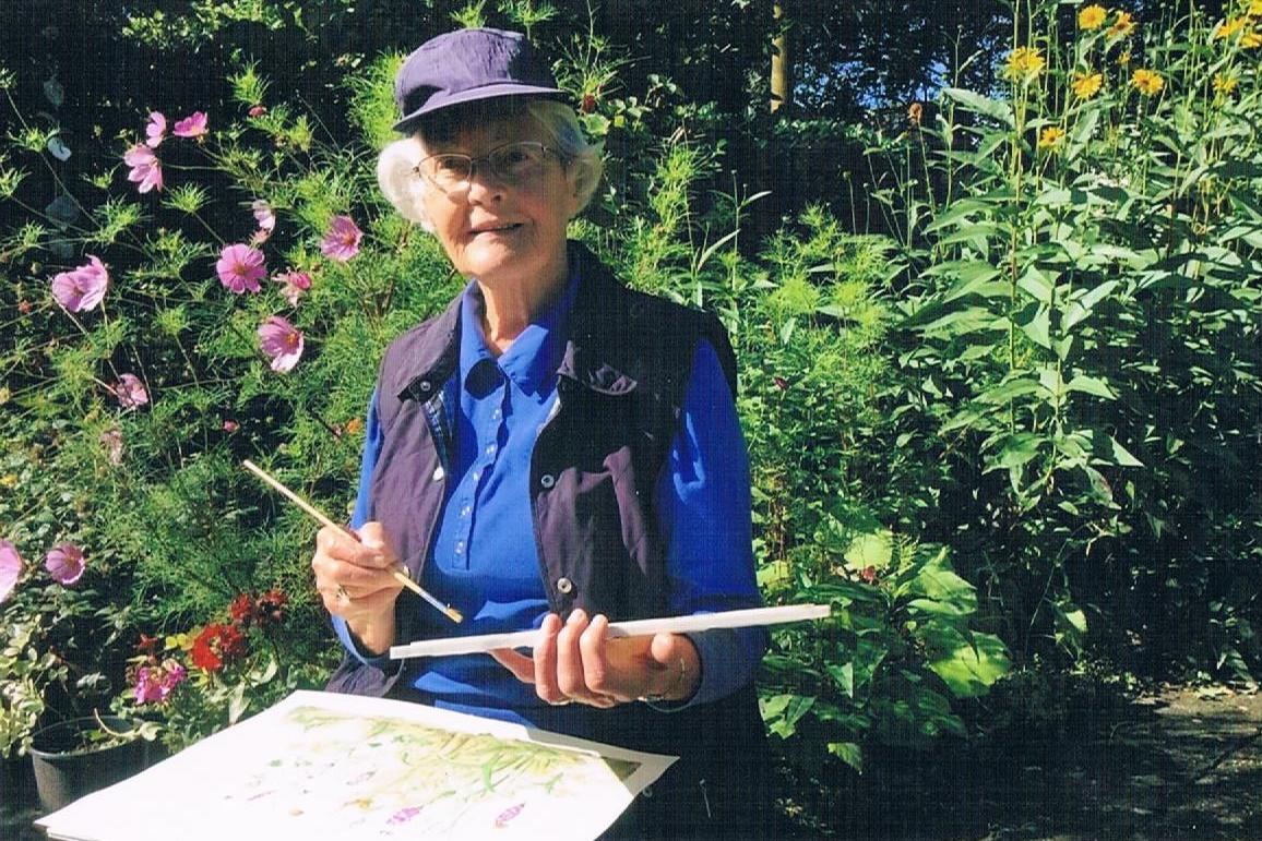 Isabel van Bijnen aan het werk