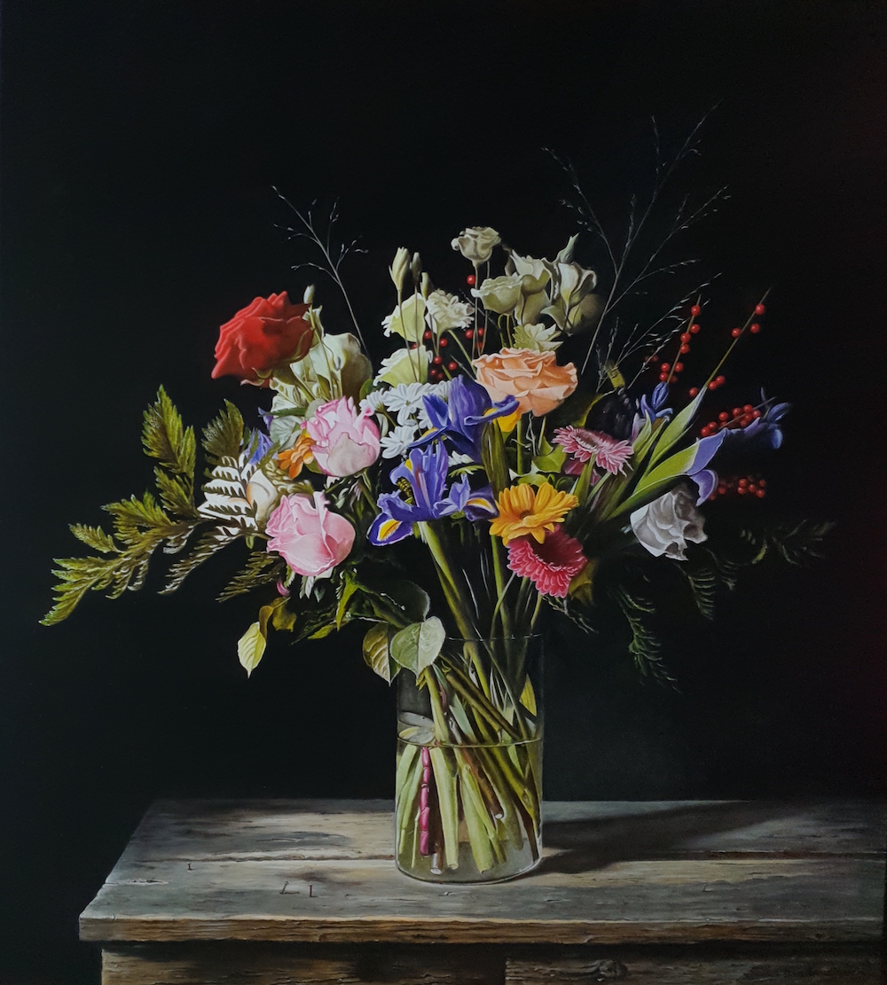Kleurrijk bloemstilleven - Jan Teunissen