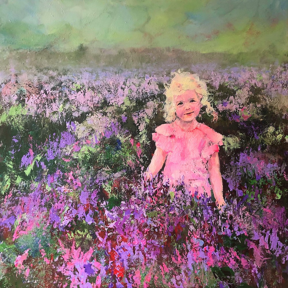 Meisje op de heide - Joke Proper