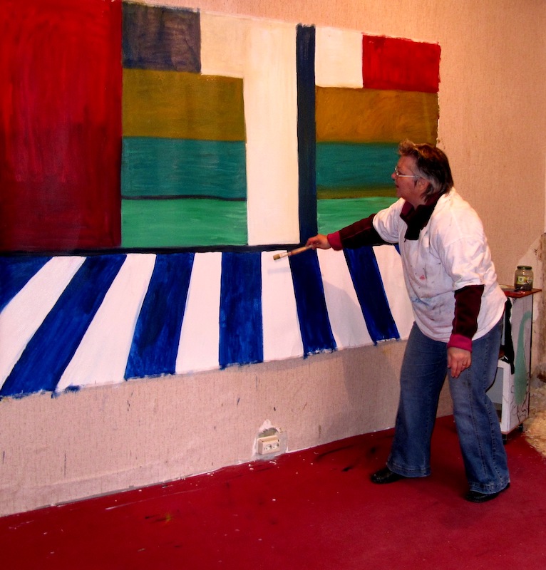 Juliette Kalse aan het werk