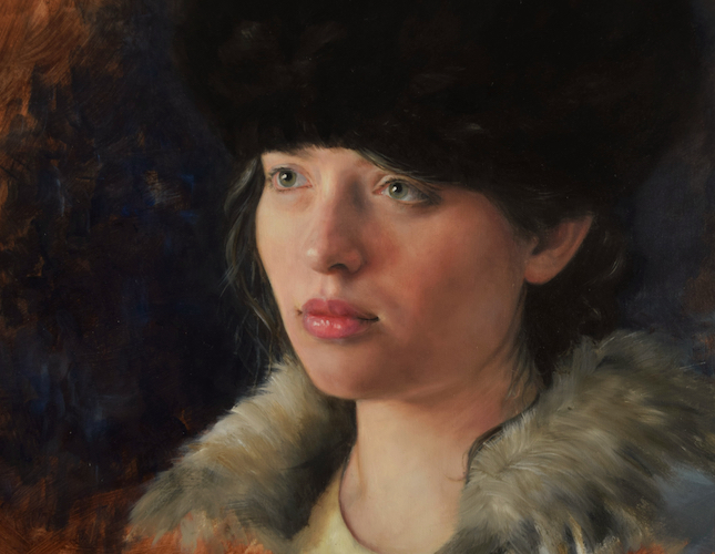 Winter’s Tale, 2019, olie op paneel, 40 x 52 cm - Liseth Visser