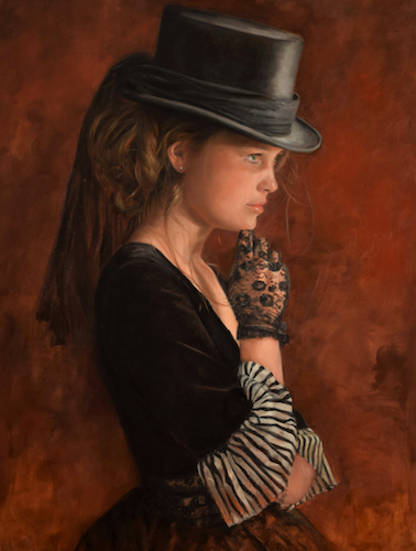 Daydreams like Pastries, 2019, olie op paneel, 90 x 70 cm - Liseth Visser