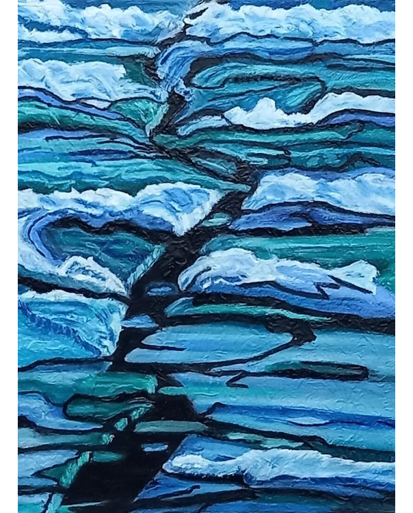 Scheuren in het ijs - Loes van Unen-Kolmeijer