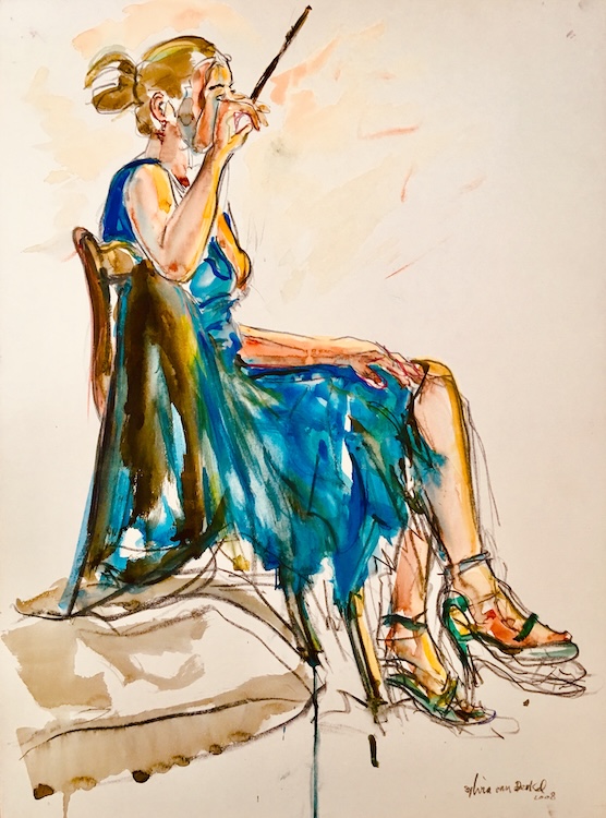 De blauwe jurk — Sylvia van Berkel