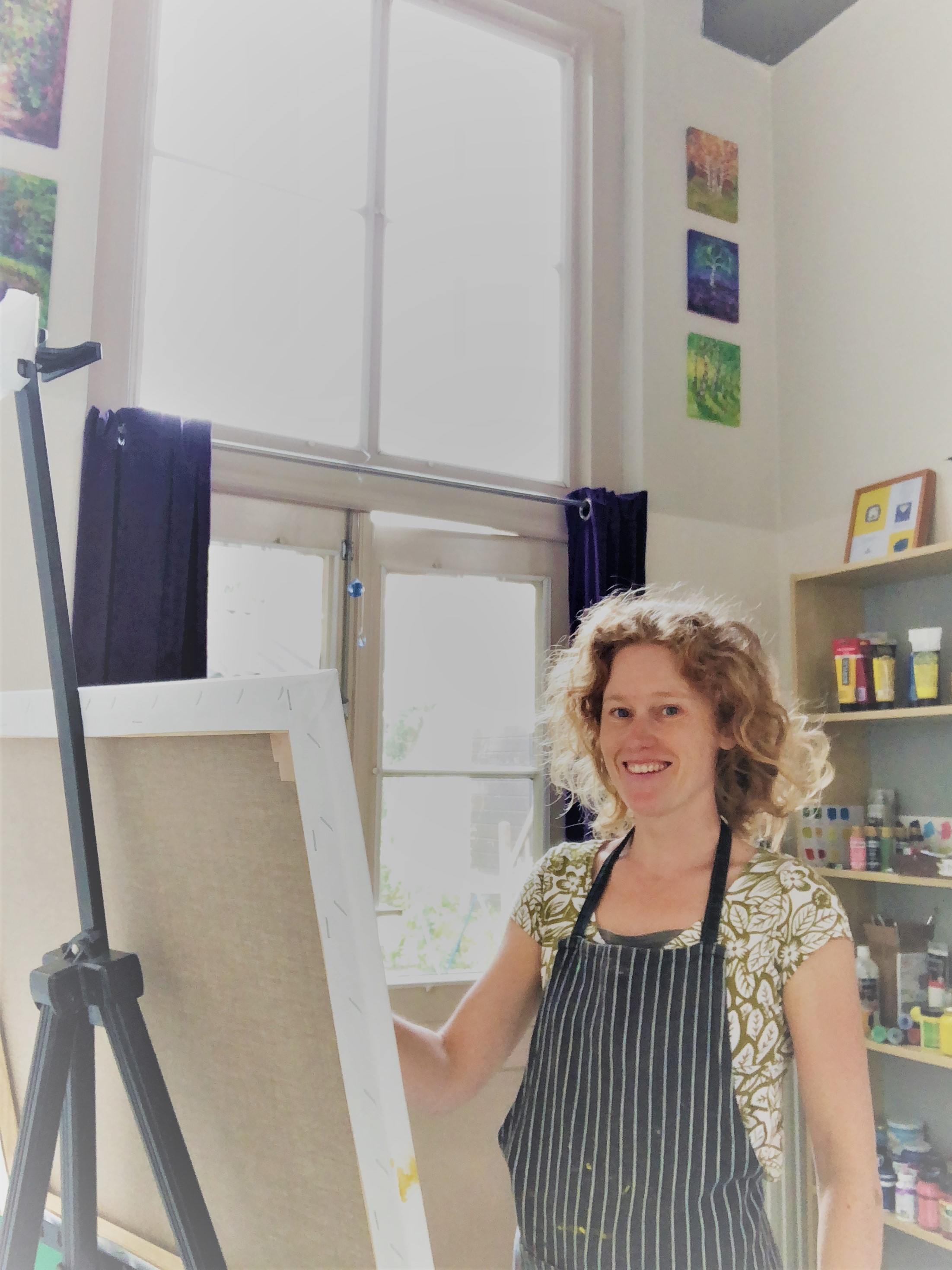 Wieteke Hendrikx aan het werk