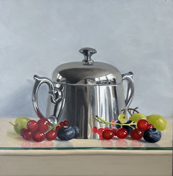 Suikerpot met fruit - Wil van Gemert